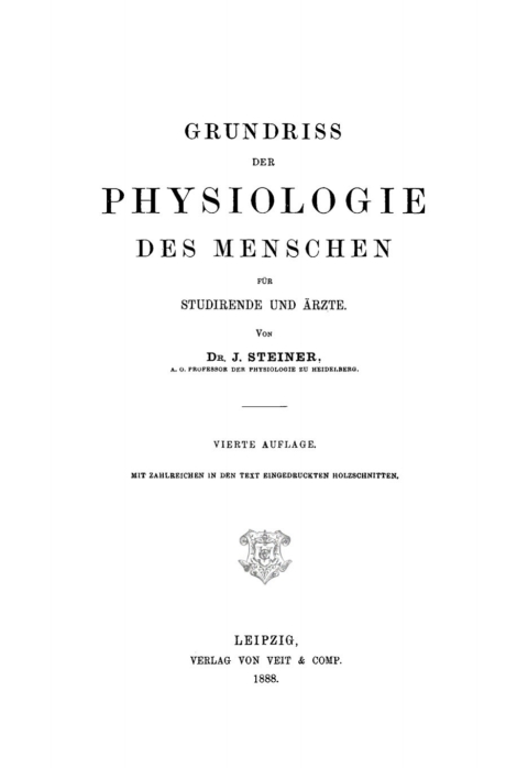 Cover image for book Grundriss der Physiologie des Menschen für Studirende und Ärzte
