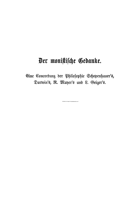 Cover image for book Der monistische Gedanke