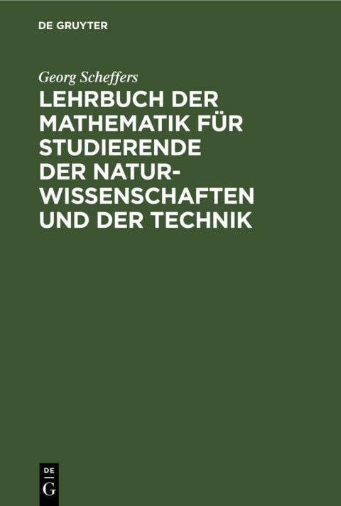 Cover image for book Lehrbuch der Mathematik für Studierende der Naturwissenschaften und der Technik