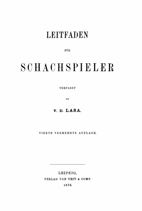 Cover image for book Leitfaden für Schachspieler