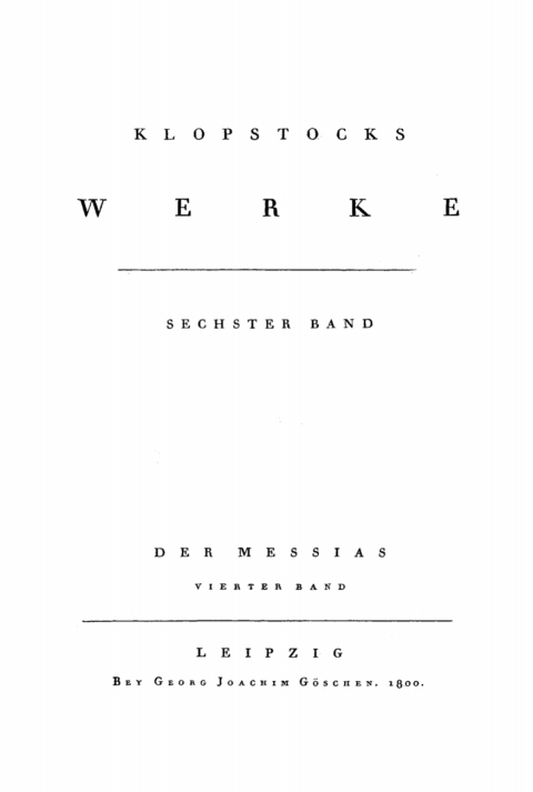 Cover image for book Der Messias, Teil 4