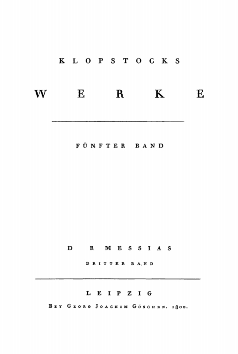 Cover image for book Der Messias, Teil 3