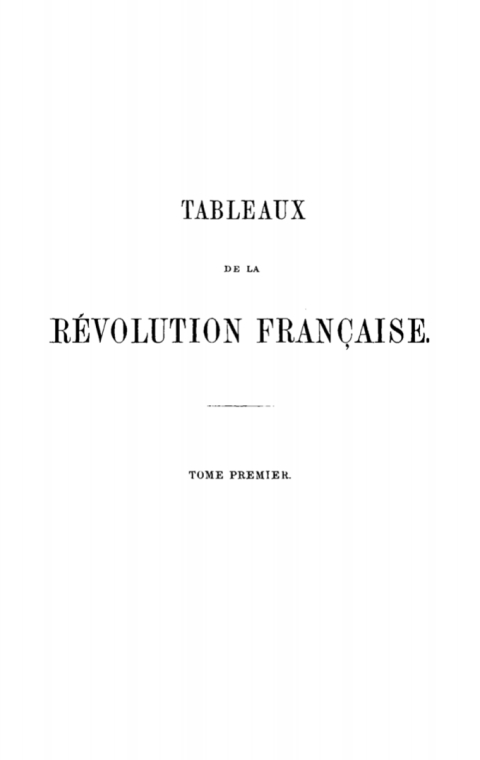 Cover image for book Adolphe Schmidt: Tableaux de la Révolution française. Tome 1