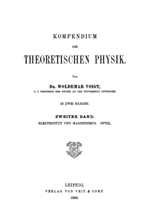 Cover image for book Elektricität und Magnetismus. Optik