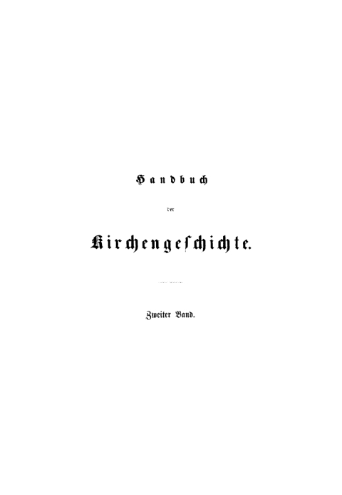 Cover image for book Joseph Ignaz Ritter: Handbuch der Kirchengeschichte. Band 2