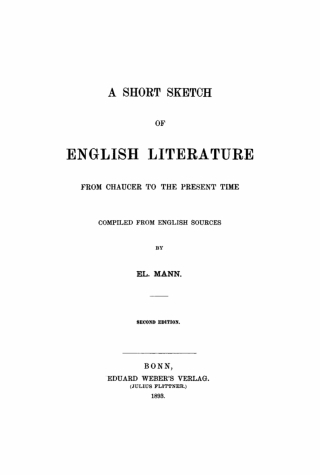 A Short Sketch of English Literature