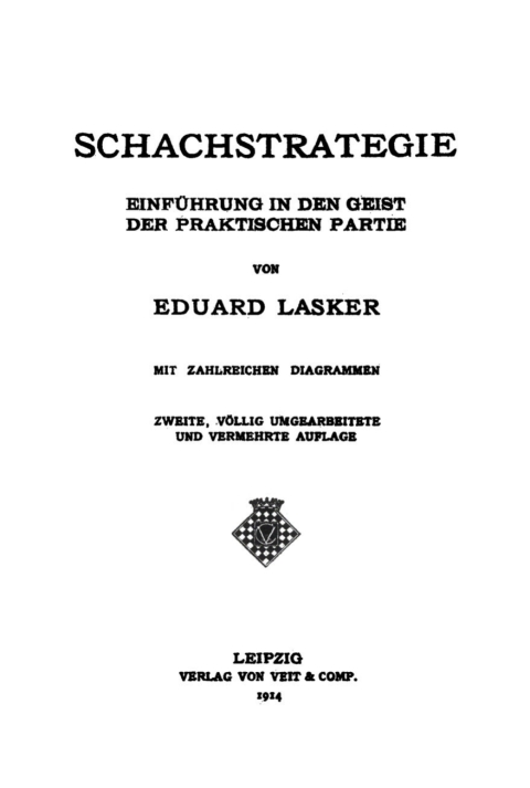 Cover image for book Schachstrategie