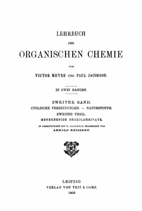 Cover image for book Cyclische Verbindungen. – Naturstoffe, Teil 2: Mehrkernige Benzolderivate