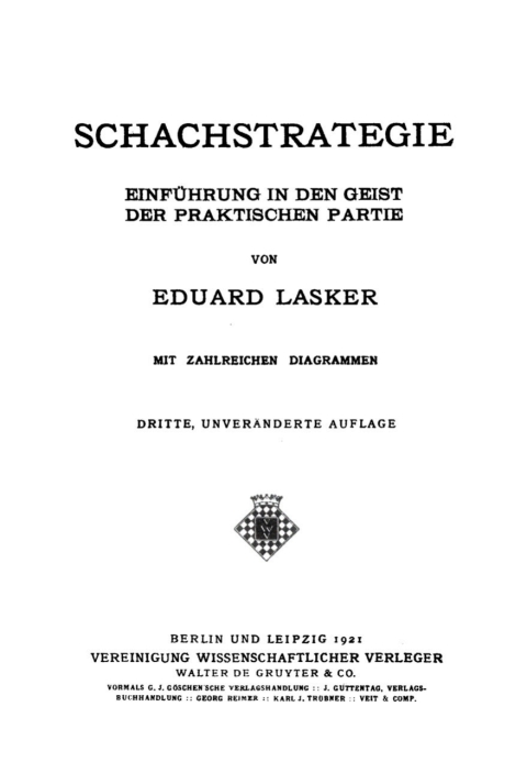 Cover image for book Schachstrategie