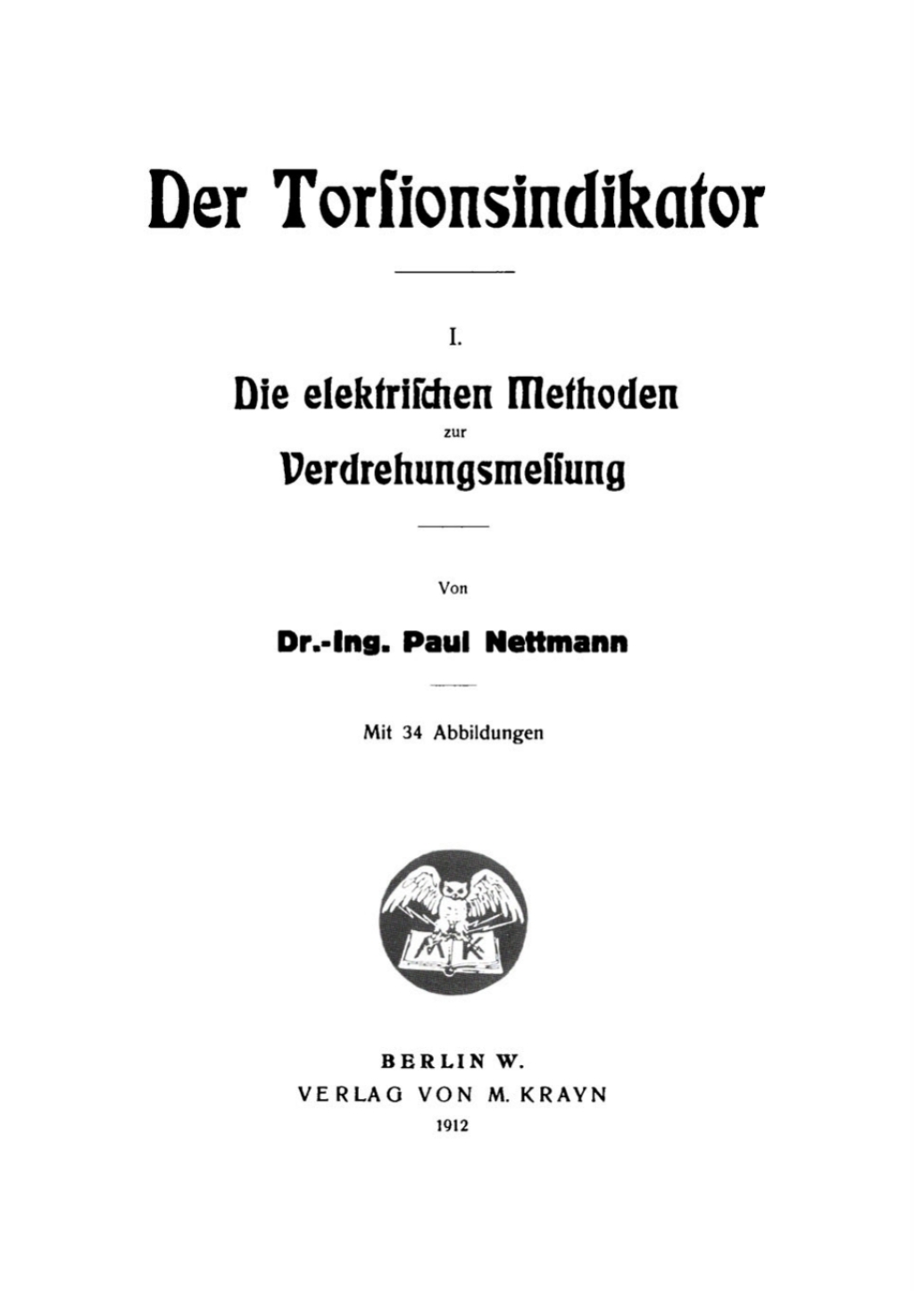 Page Fidelity Die elektrischen Methoden zur Verdrehungsmessung; $148.73