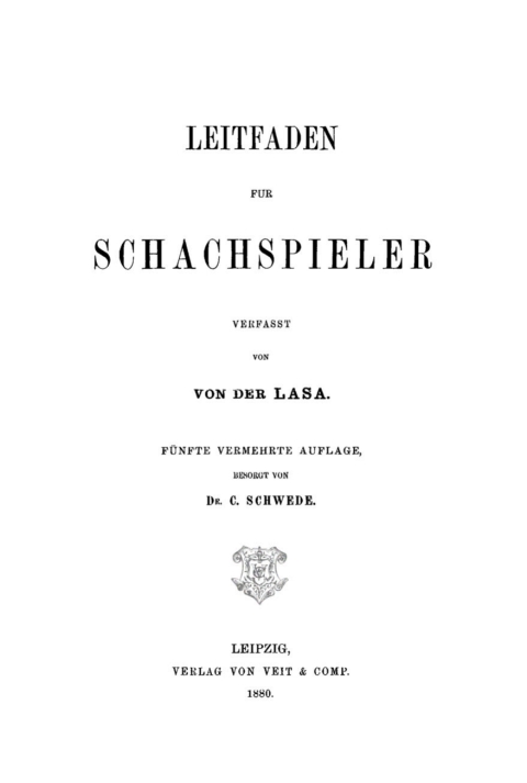Cover image for book Leitfaden für Schachspieler