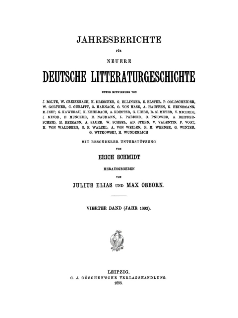 Cover image for book Jahr 1893