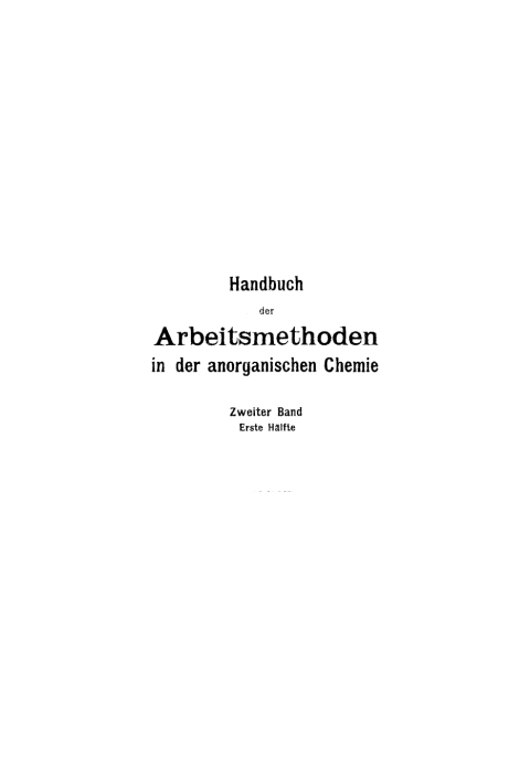 Cover image for book Physikalische und chemische Operationen, Hälfte 1: Physikalische Operationen allgemeiner Art