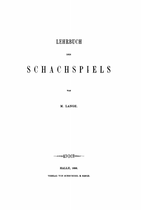 Cover image for book Lehrbuch des Schachspiels