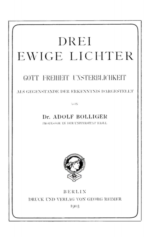 Cover image for book Drei ewige Lichter