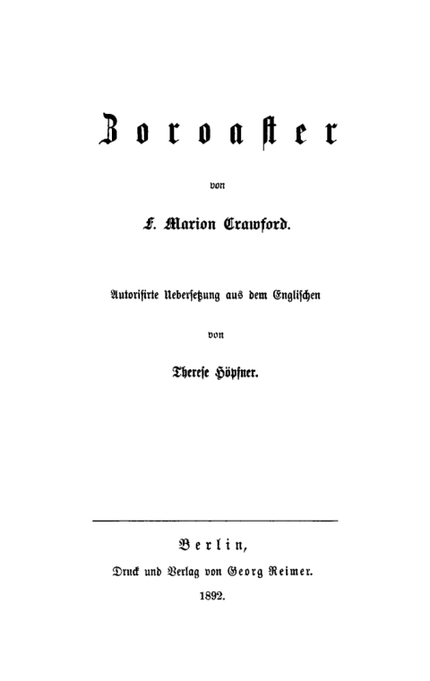 Cover image for book Zoroaster