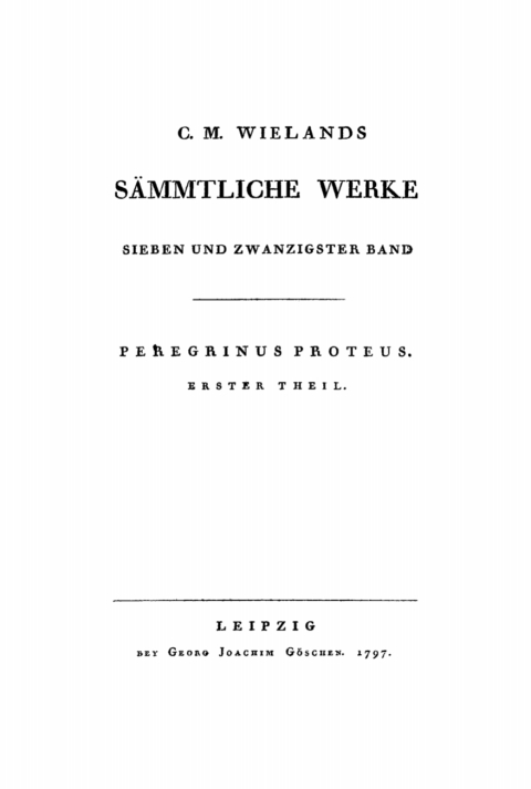 Cover image for book Christoph Martin Wieland: C. M. Wielands Sämmtliche Werke. Band 27/28