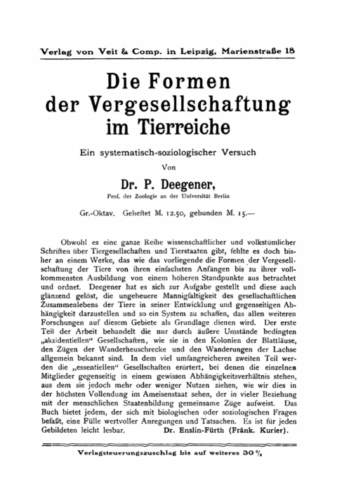 Cover image for book Die technischen Leistungen der Pflanzen