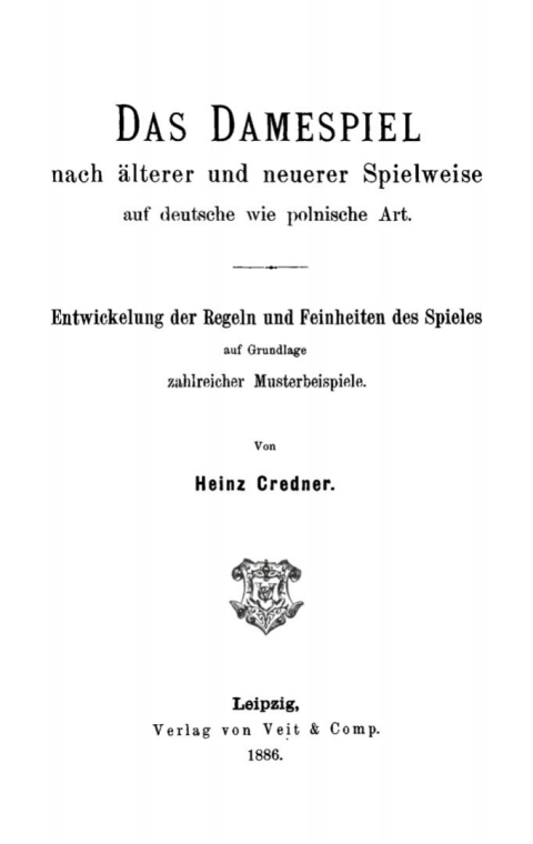 Cover image for book Das Damespiel nach älterer und neuerer Spielweise auf deutsche wie polnische Art