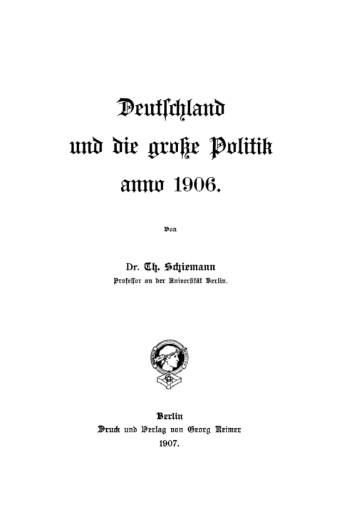 Cover image for book Anno 1906