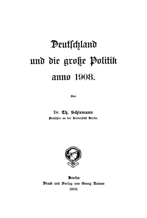 Cover image for book Anno 1908