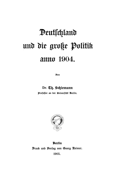 Cover image for book Anno 1904