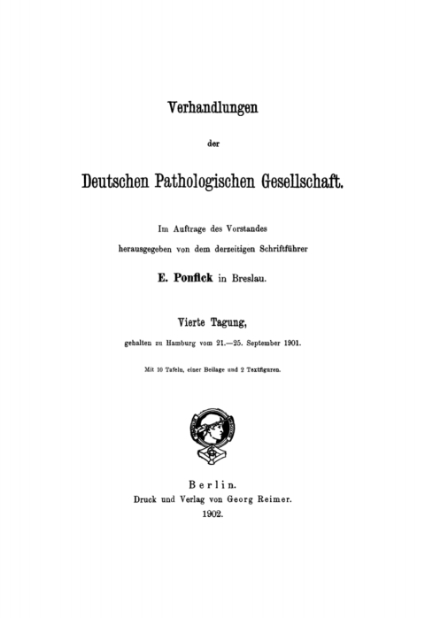 Cover image for book Hamburg vom 21.–25. September 1901