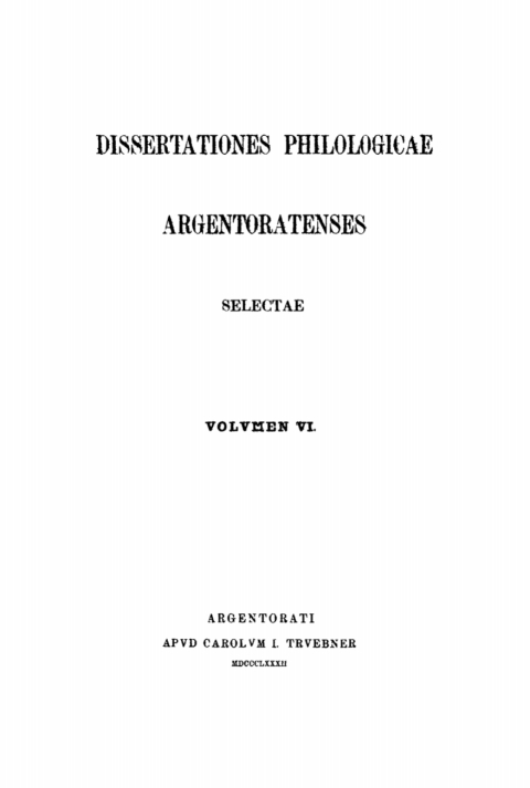 Cover image for book Volumen VI