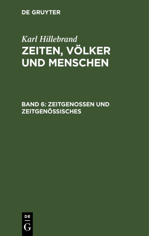 Cover image for book Zeitgenossen und Zeitgenössisches