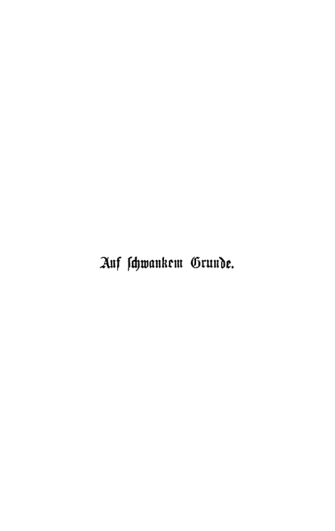 Cover image for book Auf schwankem Grunde