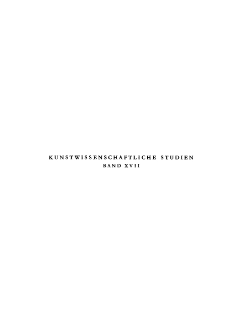 Cover image for book Die Heutigen Aufgaben der Kunstwissenschaft