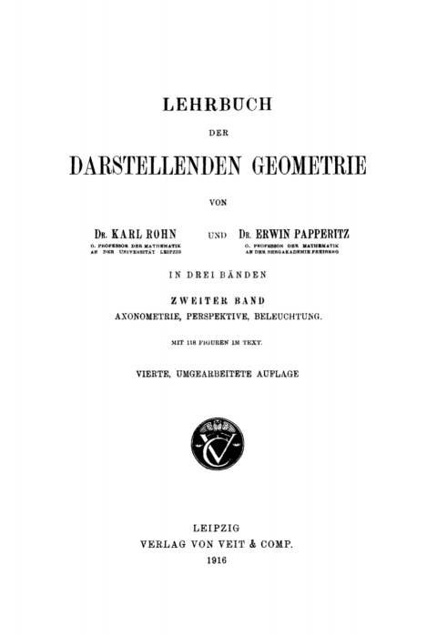Cover image for book Axonometrie, Perspektive, Beleuchtung