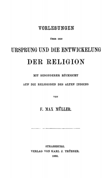 Cover image for book Vorlesungen über den Ursprung und die Entwickelung der Religion
