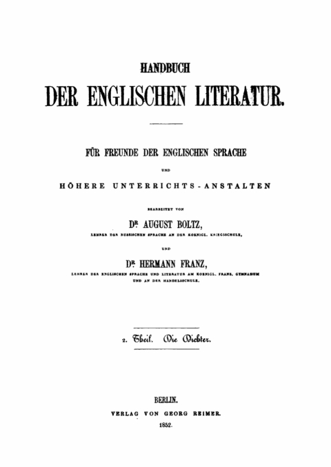 Cover image for book Die Dichter