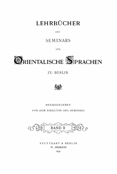 Cover image for book Suaheli Handbuch