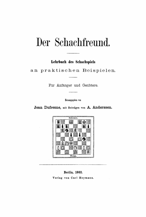 Cover image for book Der Schachfreund