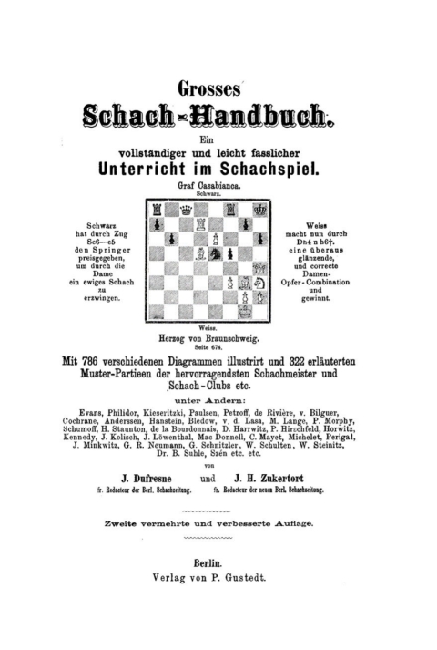 Cover image for book Grosses Schach-Handbuch