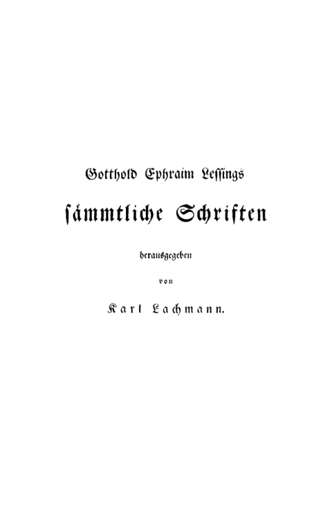 Cover image for book Gotthold Ephraim Lessing: Gotthold Ephraim Lessings Sämmtliche Schriften. Band 2
