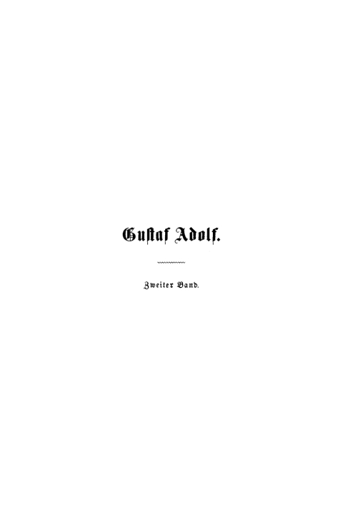 Cover image for book G. Droysen: Gustav Adolf. Band 2