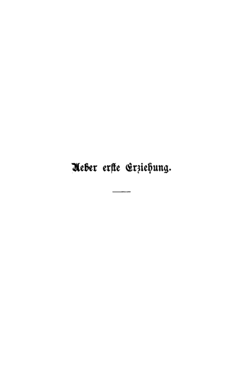 Cover image for book Ueber erste Erziehung