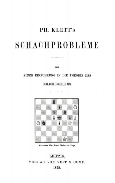 Cover image for book Ph. Klett’s Schachprobleme