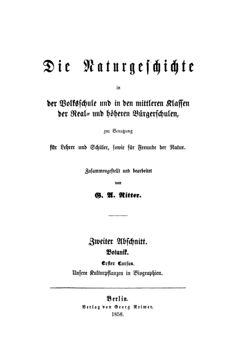 Cover image for book Unsere Kulturpflanzen in Biographien