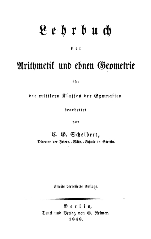 Cover image for book Lehrbuch der Arithmetik und ebnen Geometrie für die mittlern Klassen der Gymnasien