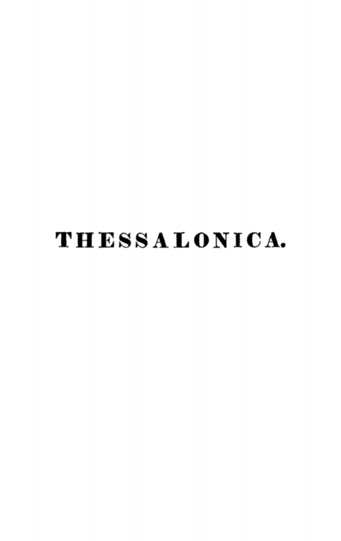 Cover image for book De Thessalonica eiusque agro dissertatio geographica