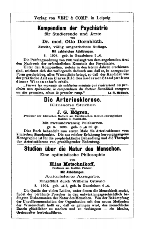 Cover image for book Moderne Therapie