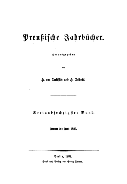 Cover image for book Januar bis Juni 1889