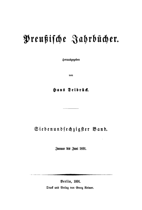 Cover image for book Januar bis Juni 1891