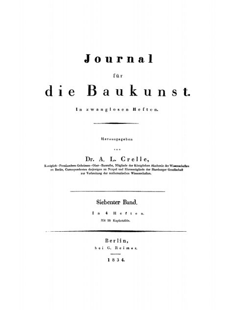 Cover image for book Journal für die Baukunst. Band 7