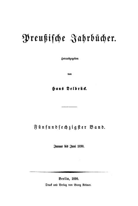 Cover image for book Januar bis Juni 1890