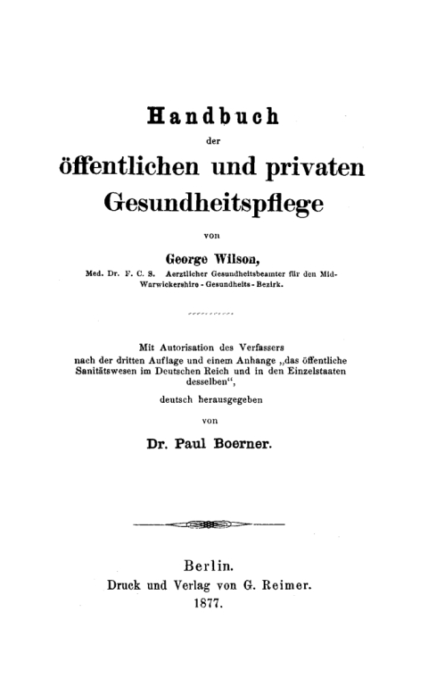 Cover image for book Handbuch der öffentlichen und privaten Gesundheitspflege
